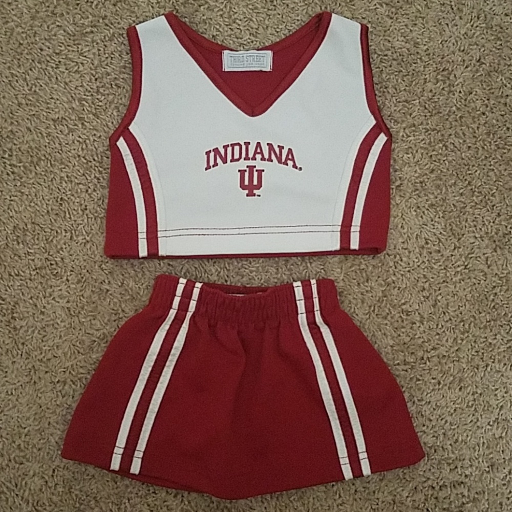Toddler girls IU cheerleading outfit